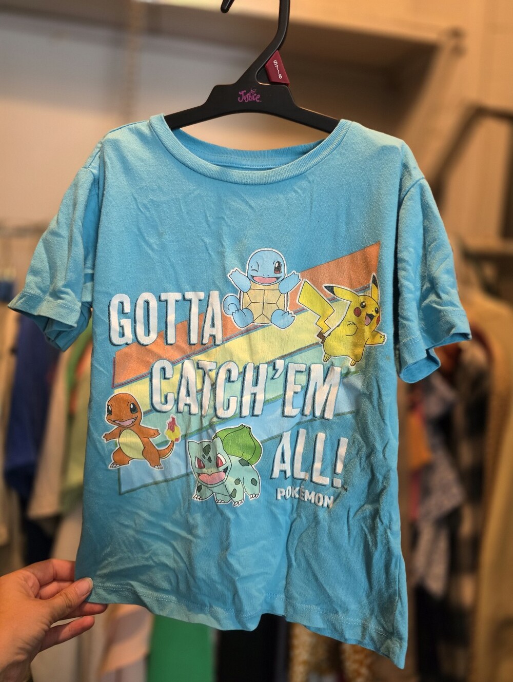 Pokemon Kids 'Gotta Catch 'Em All' Blue Graphic Tee